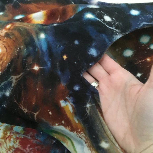 Heart and Solar System A-Line Dress Modcloth sz L - Picture 3 of 4